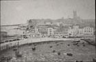 Harbour with ship repairing slipway on the right,1870 [Chris Brown]